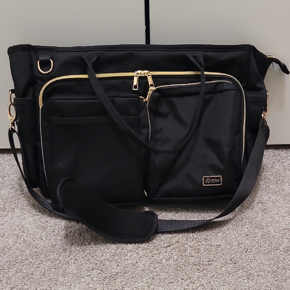 Rothco Black and Gold Messenger Bag